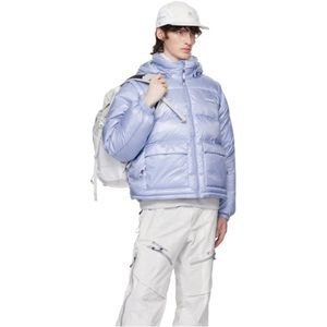 Madhappy puffer jacket in light blue!